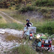 © scoot nomad bivouac en famille en scooter drome provençale - <em>Nadine Tampon</em>