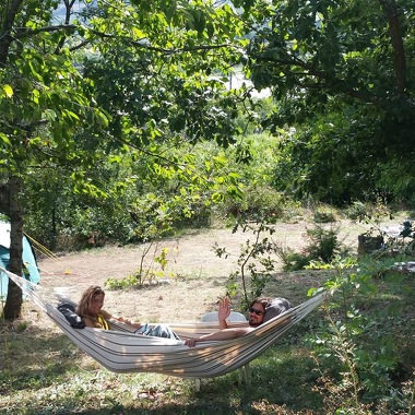 © Aire naturelle de camping les Cerisiers - <em>Loire</em>