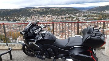 Balade à moto en passager