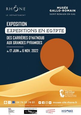Exposition : «Expéditions en Égypte. Des carrières d'Hatnoub aux grandes pyramides».