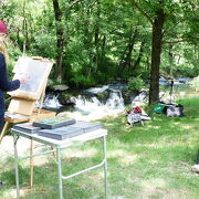 © stage "Aquarelle" au Moulin - <em>Patricia Fournier</em>