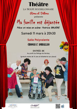 Soirée théâtre "Ma famille est déjantée"