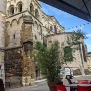 © vue de st André le bas de la terrasse - <em>les simones</em>