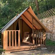 © Bivouac cyclo tente - <em>Camping Iserand</em>