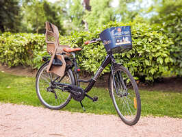 Location de vélos mécaniques avec porte-bébé à Vienne