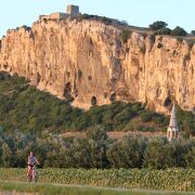 © Vélo cotes du rhone Mornas Via Rhona - <em>ADTHV Provence Rhone Ventoux</em>
