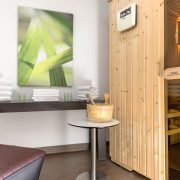 © Sauna - <em>hevea-apparthotel.</em>