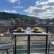 © balcon avec vue dégagée sur Vienne - <em>Caroline COUTURIER</em>
