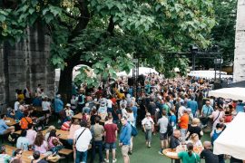 Concert de Big Band Musique O Parc sur la scène de Cybèle