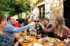 Le Grand Banquet de Jassoux : Dîner en plein air