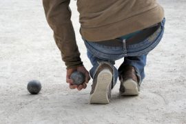 Concours de pétanque