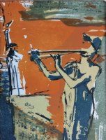 Exposition d'Estampes:  Comme à l'Atelier par d'Eleni Pattakou