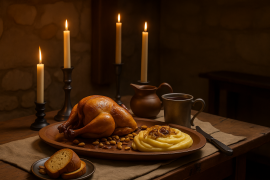 Repas médiéval de la Fête Historique de Vienne