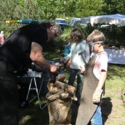 © Fête des moulins :  le forgeron - <em>Félicie Avenas</em>