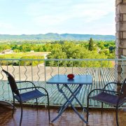 © Hotel terrasse avec vue panoramique Ardeche  - <em>SAS Hôtel de vacances</em>