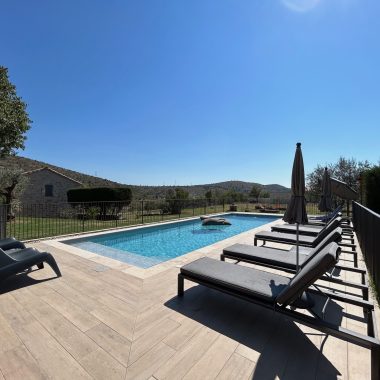 © Mas de Veyras - Piscine - <em>Mas de Veyras - Les Châtaigniers</em>