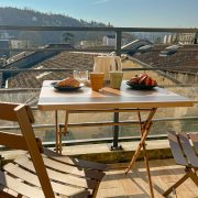 © Balcon avec vue sur les toits - <em>Mon Séjour à Vienne</em>