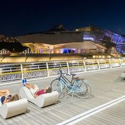© Pont Raymond Barre et musée des Confluences à Lyon la nuit - <em>Christian Martelet / Auvergne-Rhône-Alpes Tourisme</em>