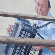 Fresque Estrablin accordéon