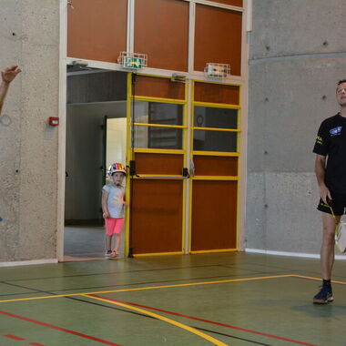 Badminton parents-enfant