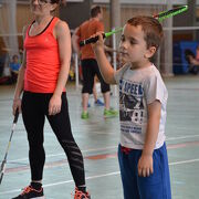 Badminton parents-enfant