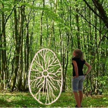© Sentier Art et Nature sur le Sentier du Gorneton - 10ème Edition de la Biennale - <em>Philippe BERCET / DR MJC Chasse et Seyssuel</em>
