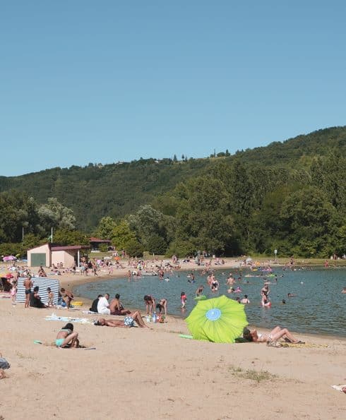 Espace baignade du Wam Park de Condrieu