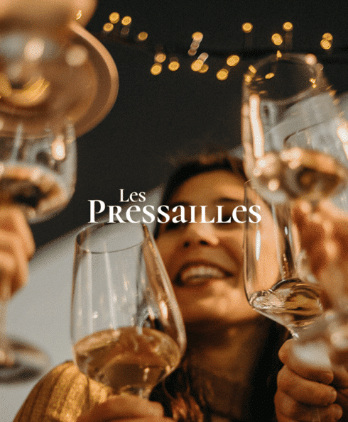 Personnes trinquant avec un verre de vin