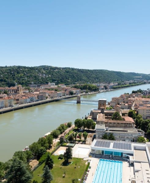 Musée gallo-romain - vue du toit