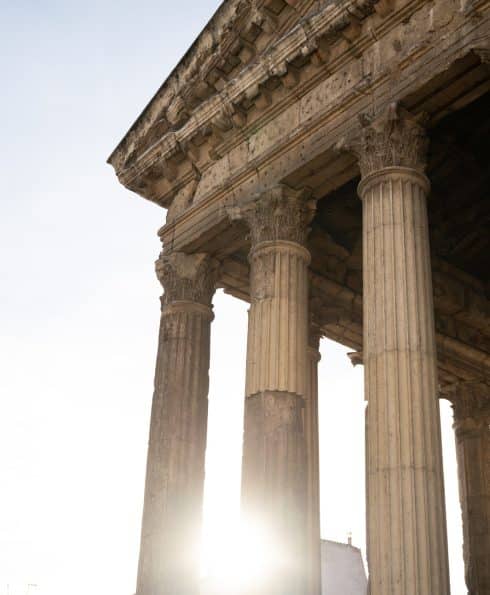 Temple d'Auguste et de Livie - Patrimoine gallo-romain